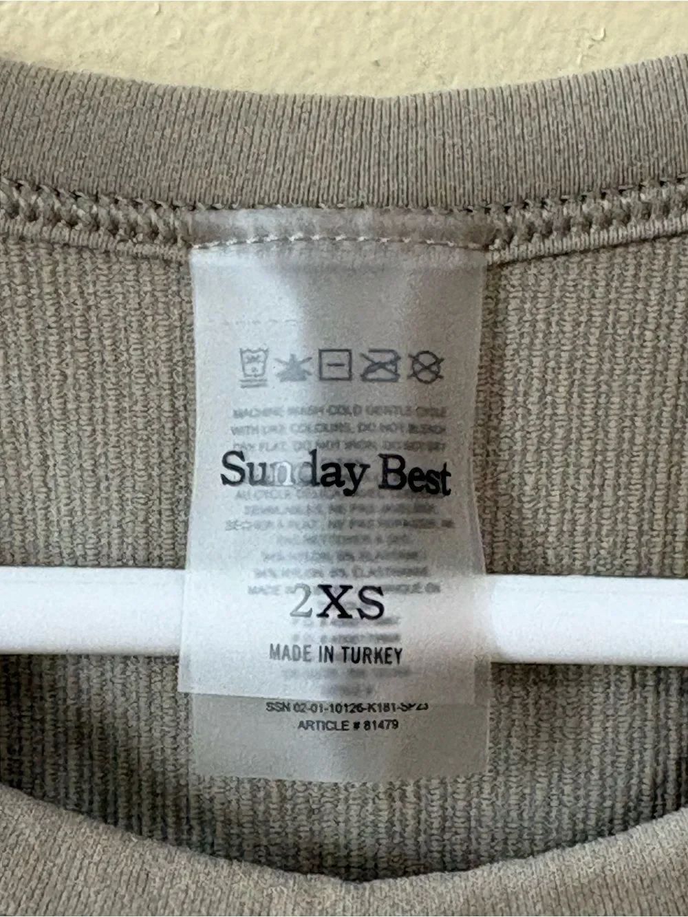 Aritzia Sunday Best Ribbed Tank - Picture 2 of 4